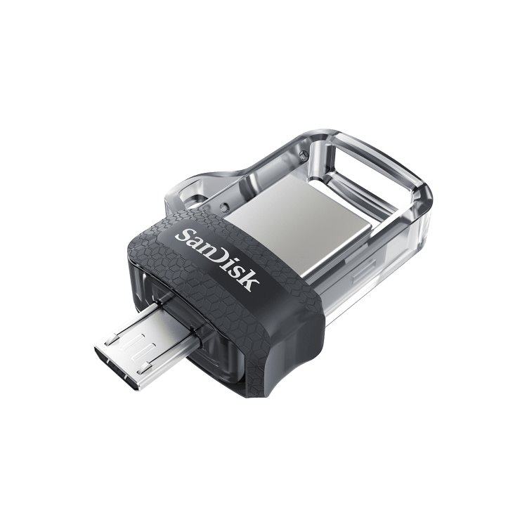 USB klíč SanDisk Ultra Dual Drive m3.0, 128GB, USB 3.0-rychlost 150MB/s (SDDD3-128G-G46)