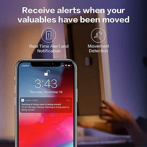 Aqara Smart Home Vibration Sensor, senzor vibrací a pohybu Aqara Smart Home Vibration Sensor, senzor vibrací a pohybu
