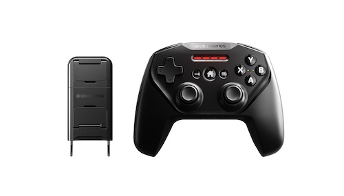 SteelSeries Nimbus+  Wireless Game Controller with phone mount