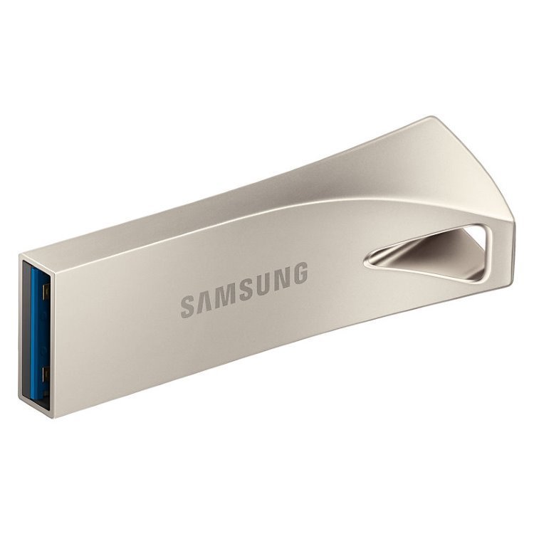USB klíč Samsung BAR Plus, 128 GB, USB 3.2 Gen 1, stříbrný