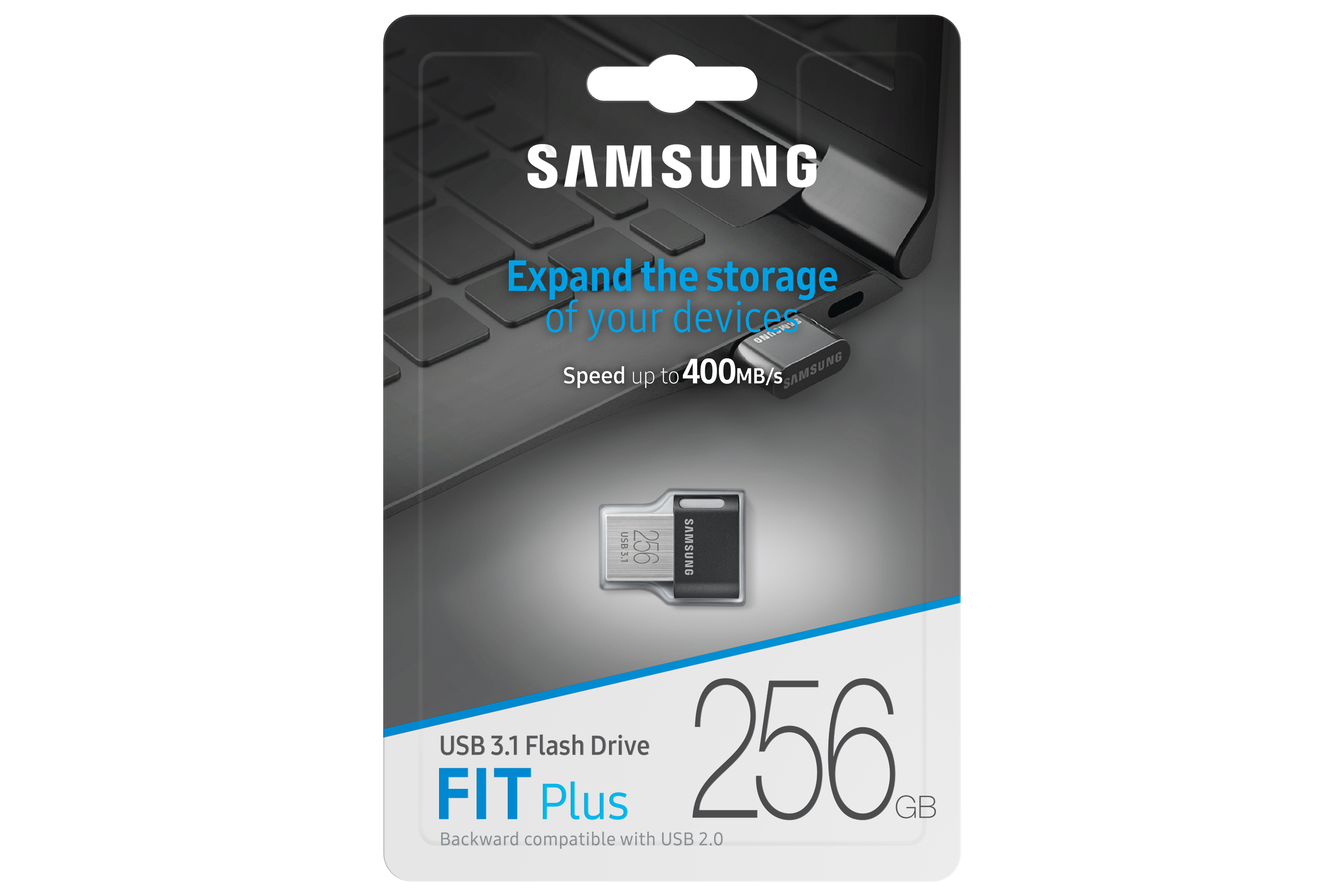 USB klíč Samsung FIT Plus, 256GB, USB 3.1 (MUF-256AB/APC)