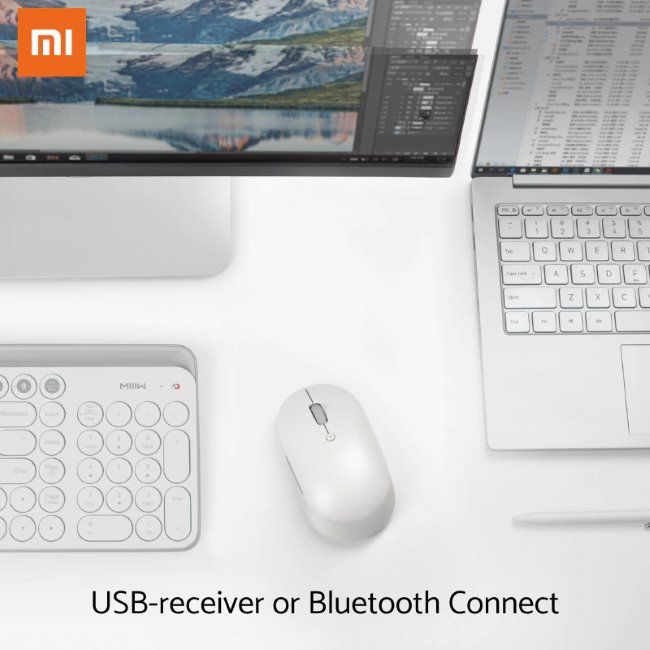 Xiaomi Dual Mode Wireless Mouse S biela Xiaomi Dual Mode Wireless Mouse S biela