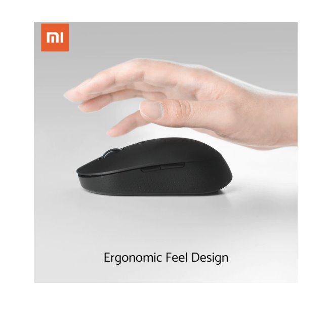 Xiaomi Mi Dual Mode, silent edition - bezdrátová myš, černá Xiaomi Mi Dual Mode, silent edition - bezdrátová myš, černá