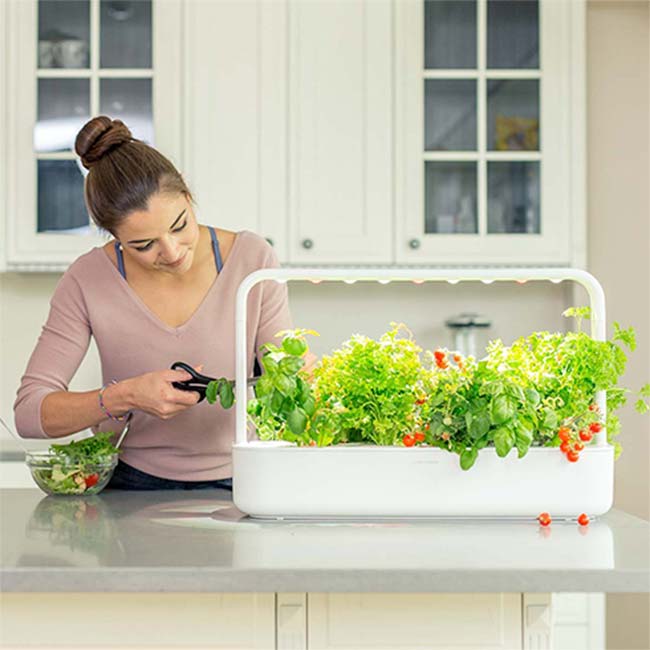 Click And Grow Smart Garden 9 květináč, bílý Click And Grow Smart Garden 9 květináč, bílý