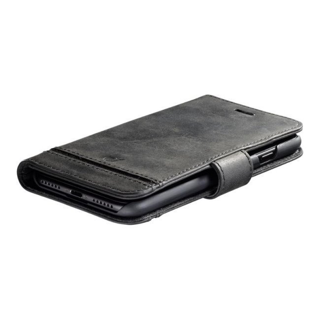 Prémiové kožené pouzdro CellularLine Supreme pro Apple iPhone X/XS, černé Prémiové kožené pouzdro CellularLine Supreme pro Apple iPhone X/XS, černé