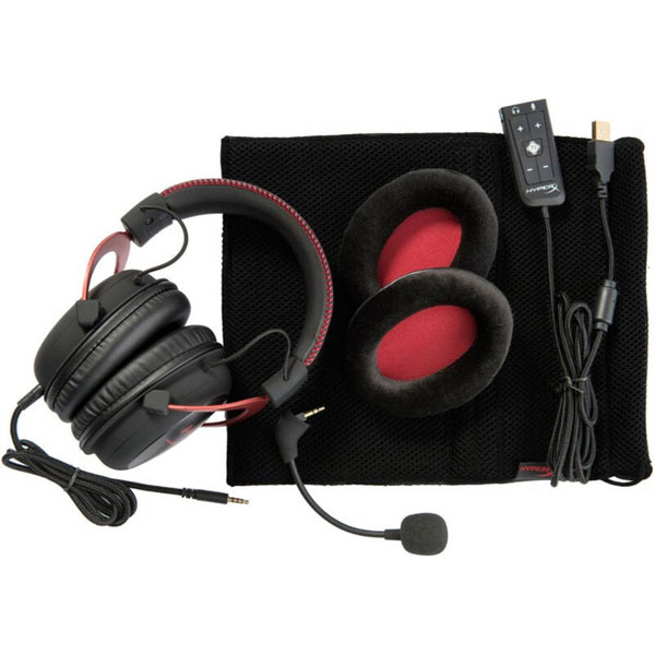 HP HyperX Cloud II - Pro Gaming Headset, Red