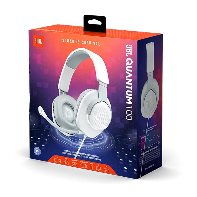 JBL Quantum 100, white JBL Quantum 100, white