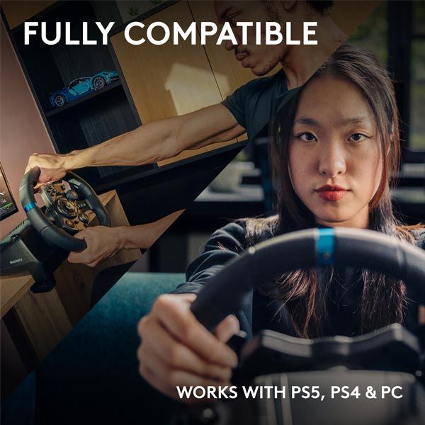 Logitech G923 závodní volant a pedály pro PS4 a PC