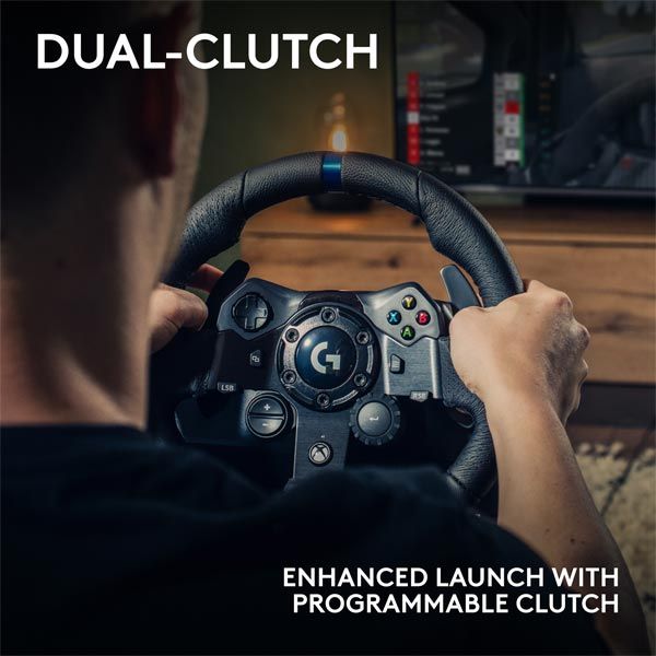 Logitech G923 Racing Wheel and Pedals pro Xbox One a PC Logitech G923 Racing Wheel and Pedals pro Xbox One a PC