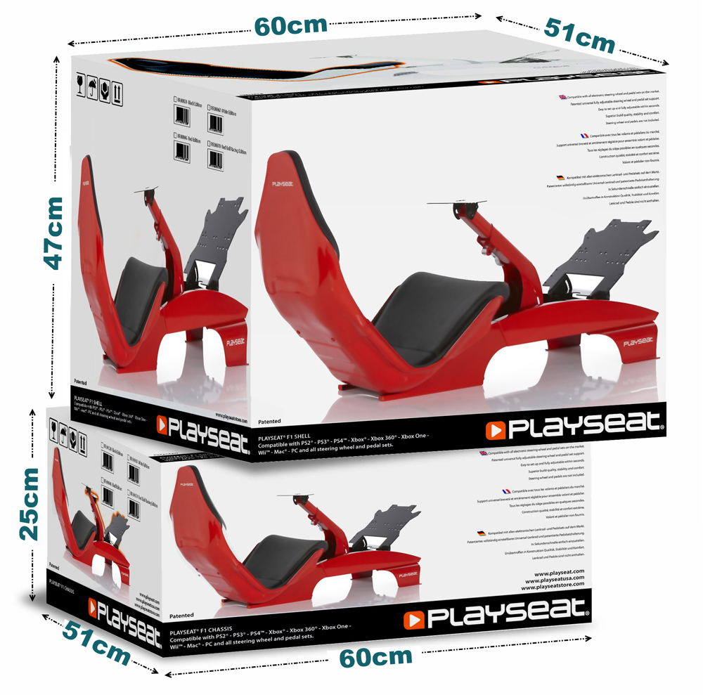 Závodní křeslo Playseat F1, red