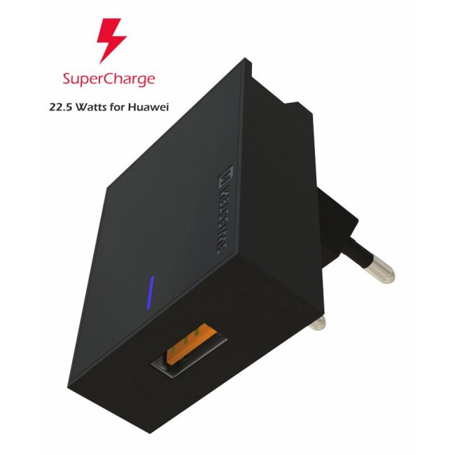 Rychlonabíječka Swissten Huawei Super Charge 22.5W, černá