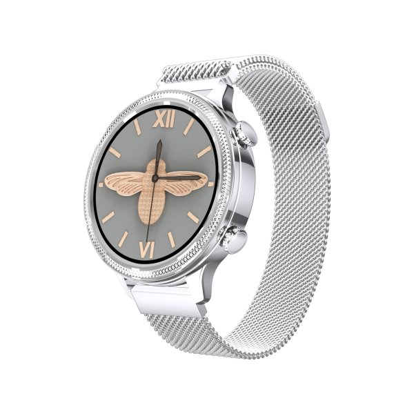 Carneo Gear+ Deluxe smart hodinky, stříbrné
