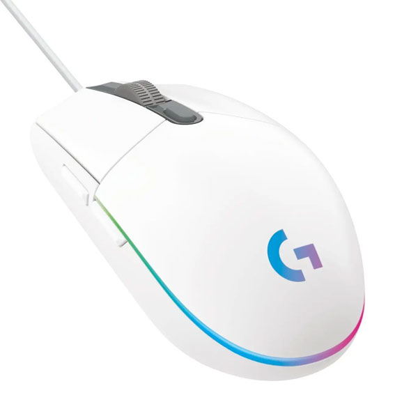 Herní myš Logitech G102 Lightsync Gaming Mouse, bílá