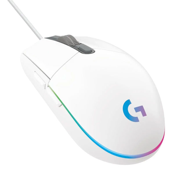 Herní myš Logitech G203 Lightsync, white
