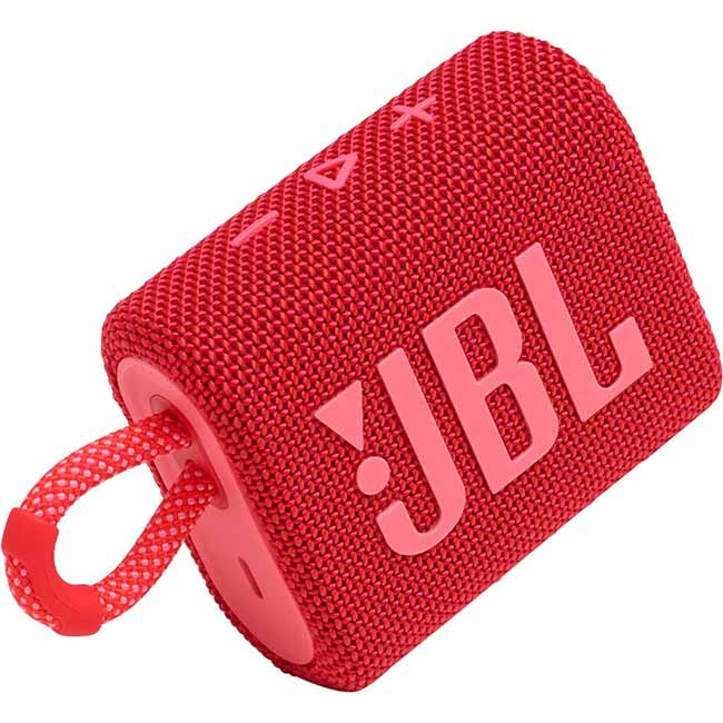 JBL GO 3, červený