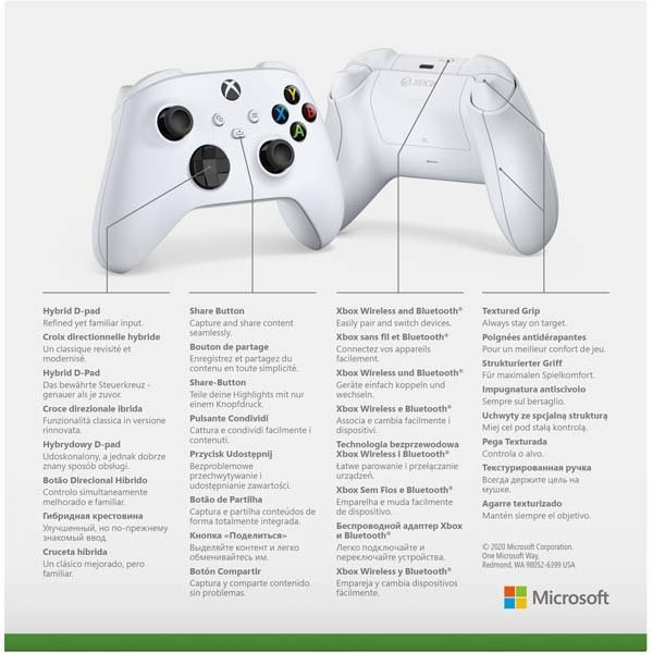 Microsoft Xbox Wireless Controller, robot white