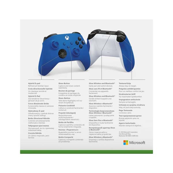 Microsoft Xbox Wireless Controller, shock blue