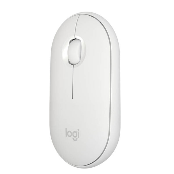 Myš Logitech M350 Pebble Wireless Mouse, bílá