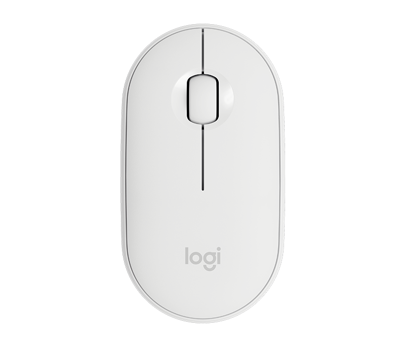 Myš Logitech M350 Pebble Wireless Mouse, bílá