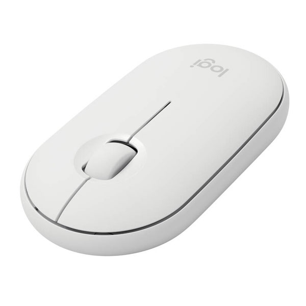 Myš Logitech M350 Pebble Wireless Mouse, bílá