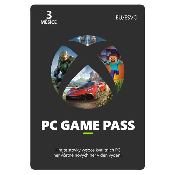 PC Game Pass 3 měsíční předplatné