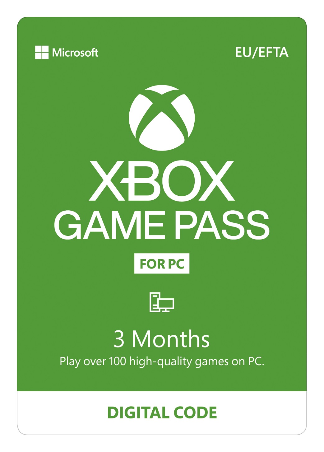 PC Game Pass 3 měsíční předplatné