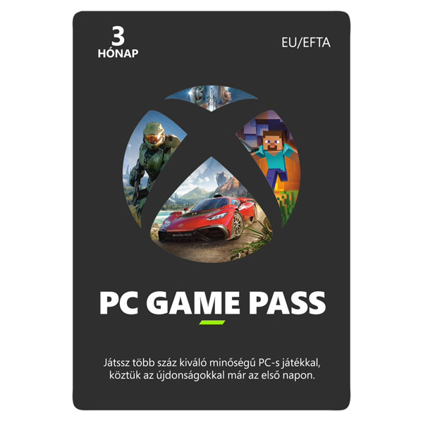 PC Game Pass 3 měsíční předplatné