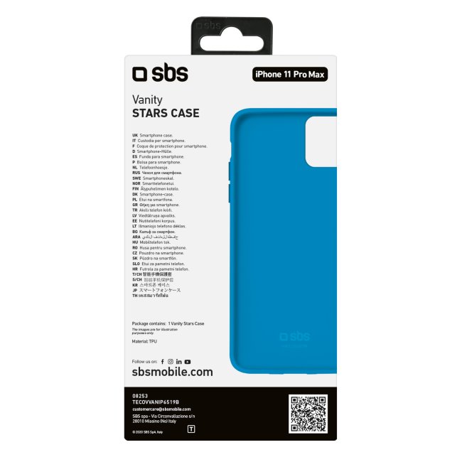 Pouzdro SBS Vanity Cover pro Apple iPhone 11 Pro Max, modré