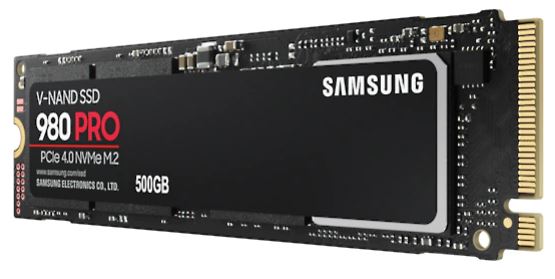 Samsung SSD 980 PRO, 500GB, NVMe M.2