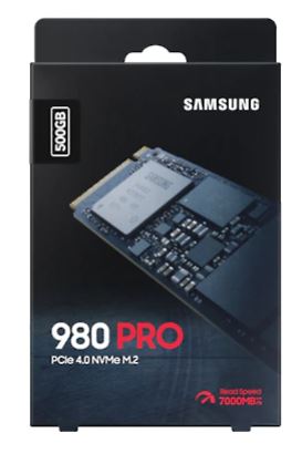 Samsung SSD 980 PRO, 500GB, NVMe M.2