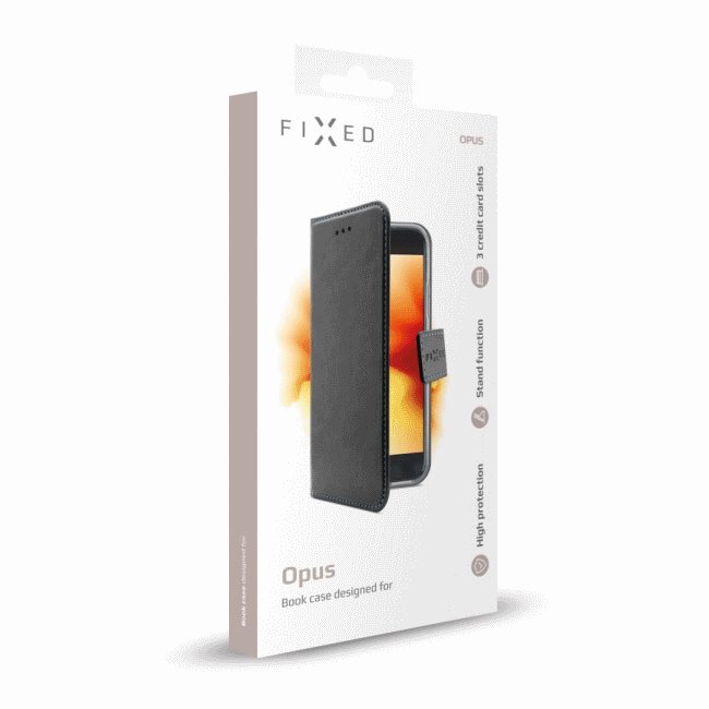 FIXED Opus Knížkové pouzdro pro Xiaomi Redmi 9A, černé FIXED Opus Knížkové pouzdro pro Xiaomi Redmi 9A, černé