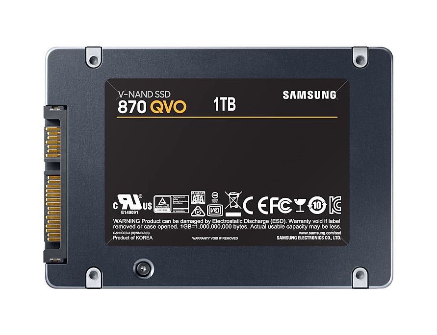 Samsung SSD 870 QVO, 1TB, SATA III 2.5" Samsung SSD 870 QVO, 1TB, SATA III 2.5"