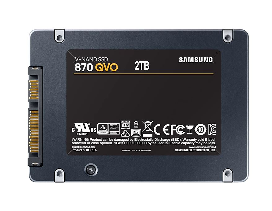 Samsung SSD 870 QVO, 2TB, SATA III 2.5" Samsung SSD 870 QVO, 2TB, SATA III 2.5"