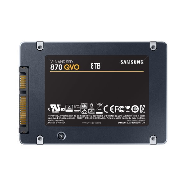Samsung SSD 870 QVO, 8TB, SATA III 2.5" Samsung SSD 870 QVO, 8TB, SATA III 2.5"