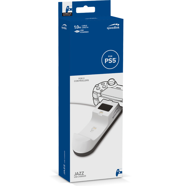 Speedlink Jazz USB Charger for PS5, white Speedlink Jazz USB Charger for PS5, white