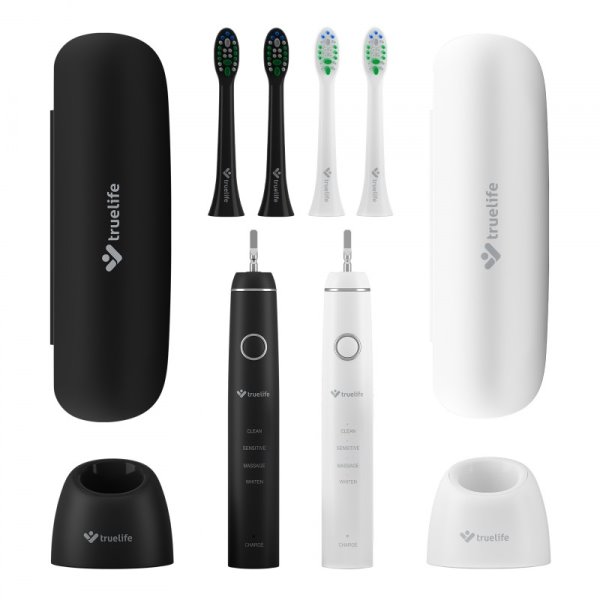 TrueLife SonicBrush Compact Duo sonické zubní kartáčky