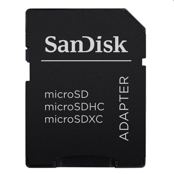 SanDisk Micro SDHC Ultra 32GB + SD adaptér, Class 10 - rychlost 120 MB/s (SDSQUA4-032G-GN6MA)