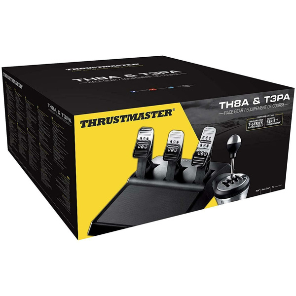 Thrustmaster TH8A shifter and T3PA pedals