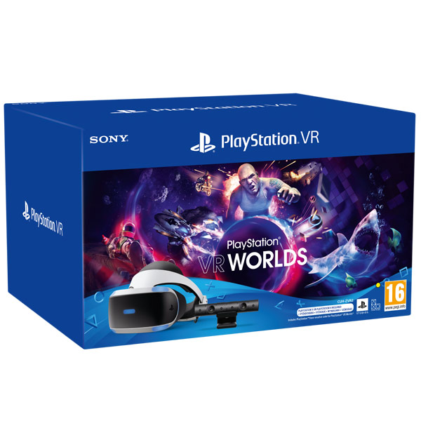 Sony PlayStation VR V2 + Sony PlayStation 4 Camera + VR Worlds
