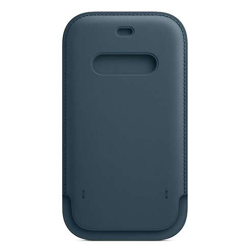 Apple iPhone 12 mini Leather Sleeve with MagSafe, baltic blue Apple iPhone 12 mini Leather Sleeve with MagSafe, baltic blue