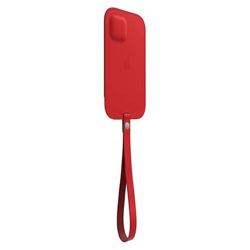 Apple iPhone 12 mini Leather Sleeve with MagSafe, red Apple iPhone 12 mini Leather Sleeve with MagSafe, red