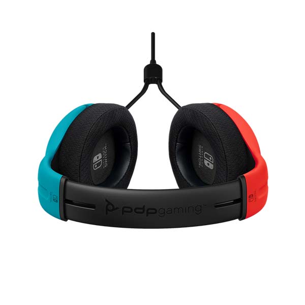 Kabelový headset PDP LVL40 pro Nintendo Switch, Blue/Red