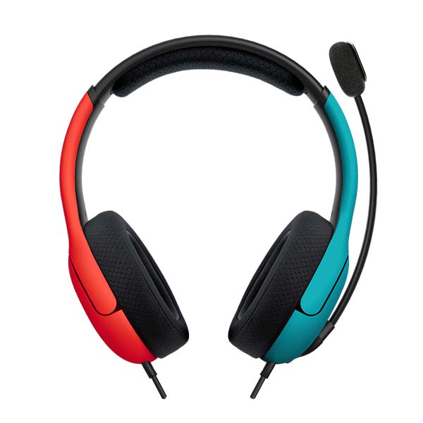 Kabelový headset PDP LVL40 pro Nintendo Switch, Blue/Red