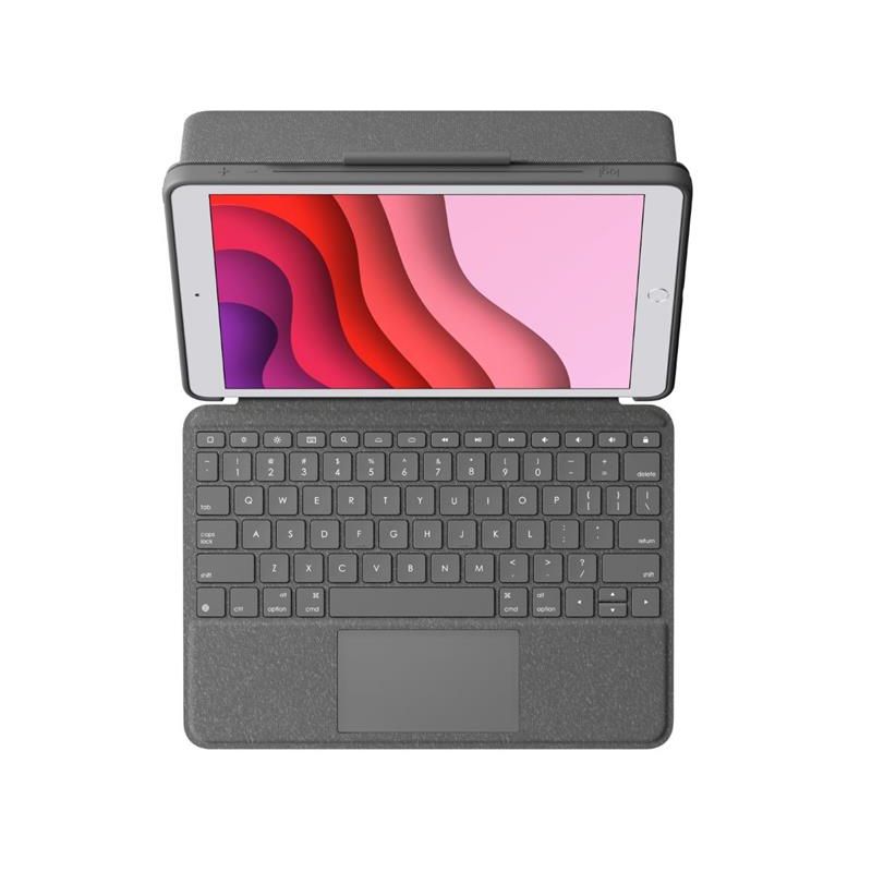 Logitech COMBO TOUCH pre iPad (7., 8. a 9.gen) - GRAPHITE - UK