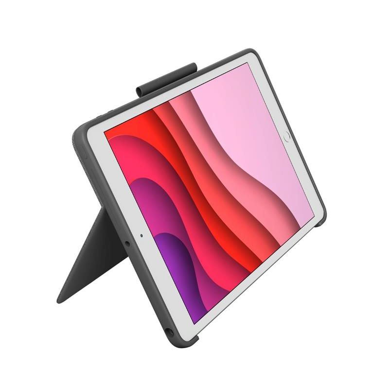 Logitech COMBO TOUCH pre iPad (7., 8. a 9.gen) - GRAPHITE - UK