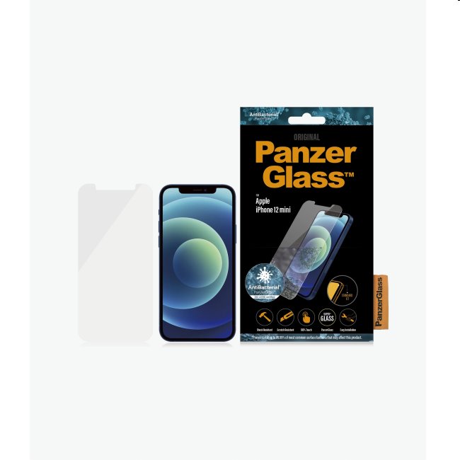 Ochranné sklo PanzerGlass Standard Fit AB pro Apple iPhone 12 mini, clear
