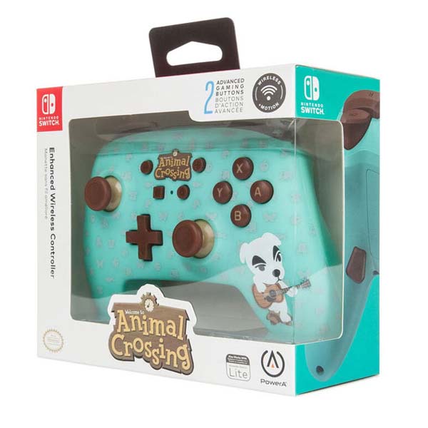 Bezdrátový ovladač PowerA Enhanced pro Nintendo Switch, Animal Crossing K.K. Slider