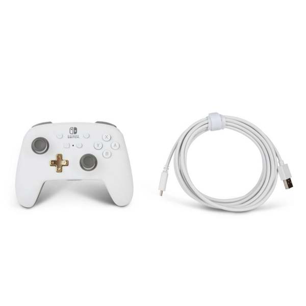 Bezdrátový ovladač PowerA Enhanced pro Nintendo Switch, White