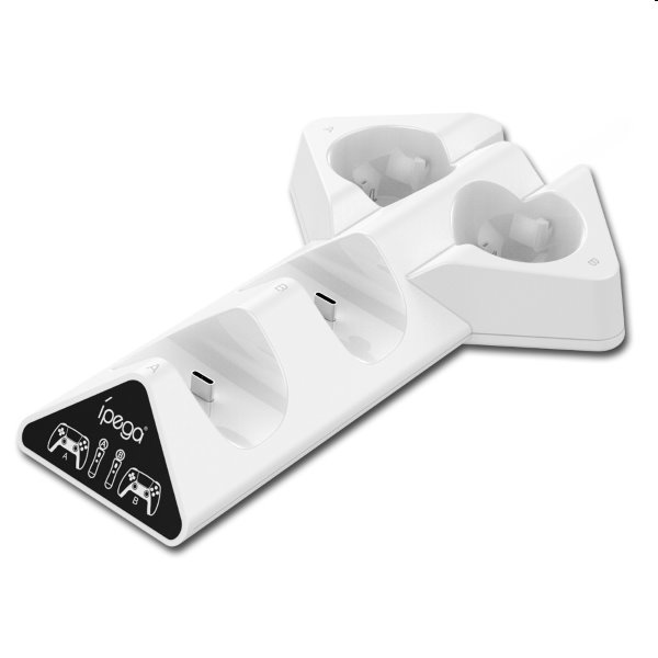 Duální nabíjecí stanice iPega P5011 pro PS5 DualSense a Move Controller