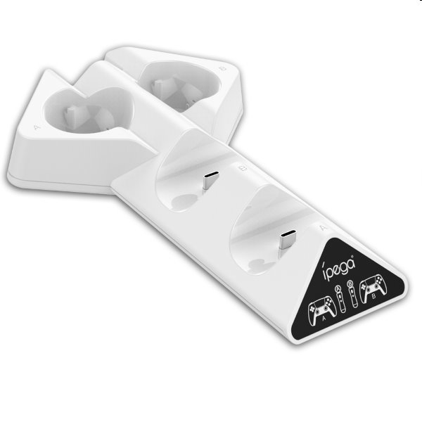 Duální nabíjecí stanice iPega P5011 pro PS5 DualSense a Move Controller